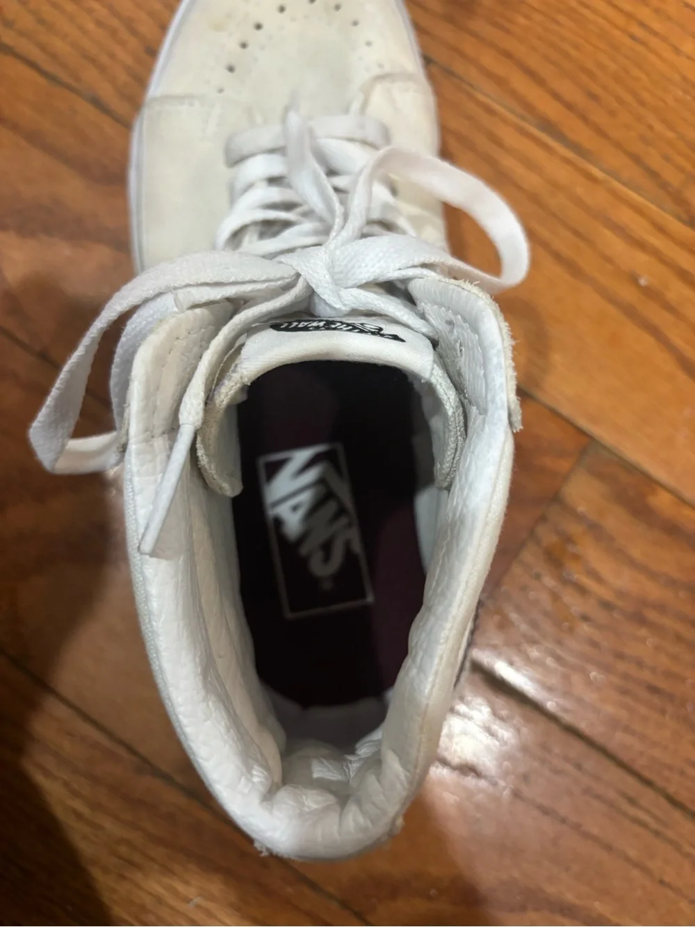 Vans Sk8-Hi Classic Sport sneakers White Port Royal Woman’s 7 Men’s 5.5
